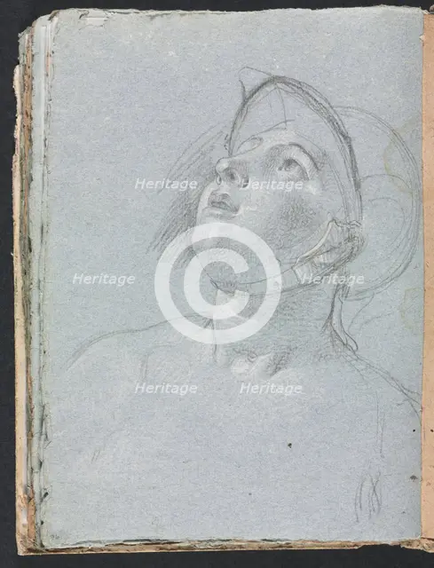 Verona Sketchbook: Soldier (page 96), 1760. Creator: Francesco Lorenzi (Italian, 1723-1787).