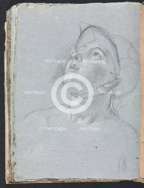 Verona Sketchbook: Soldier (page 96), 1760. Creator: Francesco Lorenzi (Italian, 1723-1787).