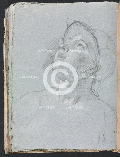 Verona Sketchbook: Soldier (page 96), 1760. Creator: Francesco Lorenzi (Italian, 1723-1787).