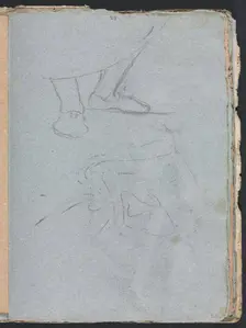 Verona Sketchbook: Study of feet (page 53), 1760. Creator: Francesco Lorenzi (Italian, 1723-1787)