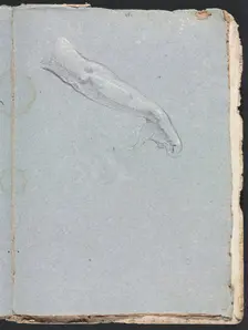 Verona Sketchbook: Right arm and hand (page 95), 1760. Creator: Francesco Lorenzi (Italian, 1723-1787)