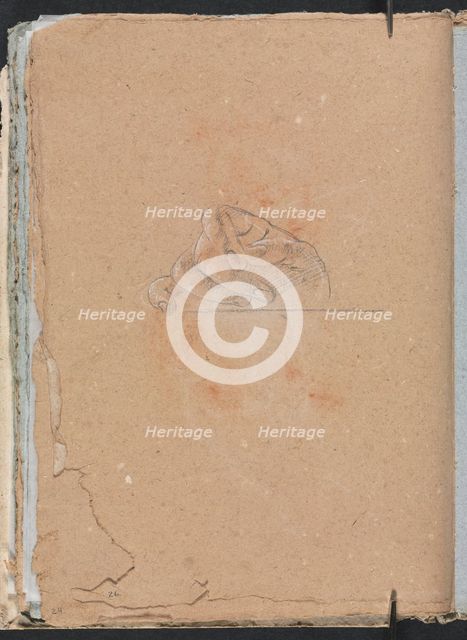 Verona Sketchbook:Right hand (page 26), 1760. Creator: Francesco Lorenzi (Italian, 1723-1787).