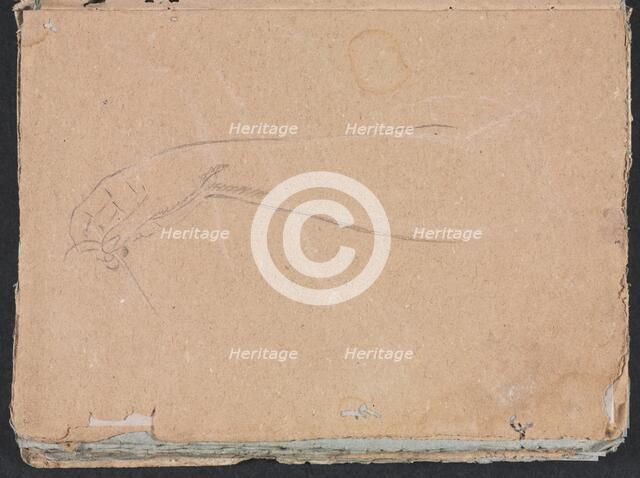 Verona Sketchbook: Right hand (page 3), 1760. Creator: Francesco Lorenzi (Italian, 1723-1787).