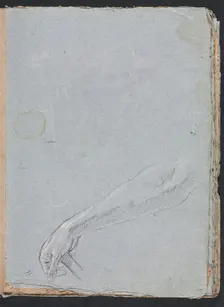 Verona Sketchbook: Right hand (page 7), 1760. Creator: Francesco Lorenzi (Italian, 1723-1787)