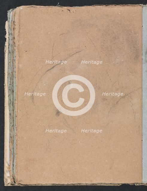 Verona Sketchbook:Indecipherable form (page 60), 1760. Creator: Francesco Lorenzi (Italian, 1723-1787).