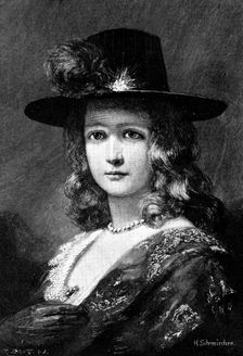 "Veronica" - by H. Schmiechen, 1890. Creator: Richard Bong