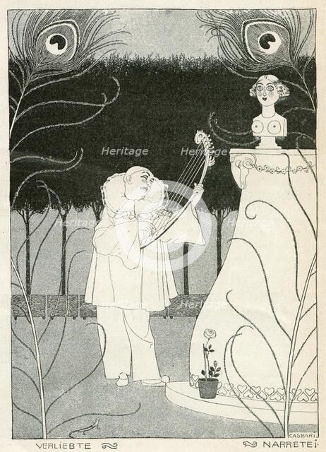 'Verliebte Narretei' ('In Love with Nonsense'), 1898. Artist: Walther Caspari