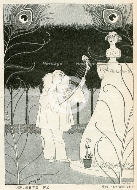 'Verliebte Narretei' ('In Love with Nonsense'), 1898. Creator: Walther Caspari.