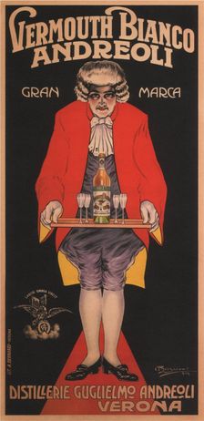 Vermouth Bianco Andreoli, 1919. Artist: Bresciani, Attilio (1879-1943)