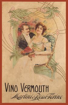 Vermouth Martini & Rossi, 1895. Creator: Anonymous