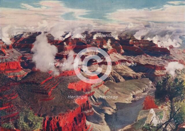 'Vermilion Cliffs and Vast Depths of an Unparalleled Wonderland', c1935. Artist: Unknown.