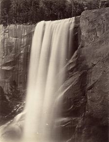 Vernal Falls, 350 feet, Yosemite, ca. 1872, printed ca. 1876. Creator: Attributed to Carleton E. Watkins