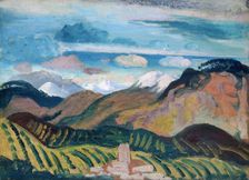 Vernet (Provencal Landscape), 1912. Creator: James Dickson Innes