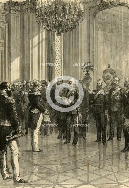 'Versailles, 1871: Proclaiming King William Emperor of Germany', 1890.   Creator: Unknown.