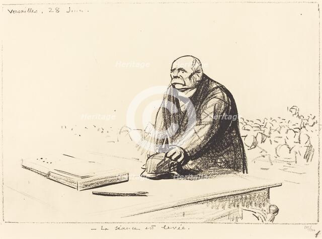 Versailles, 28 Juin, 1914/1919. Creator: Jean Louis Forain.