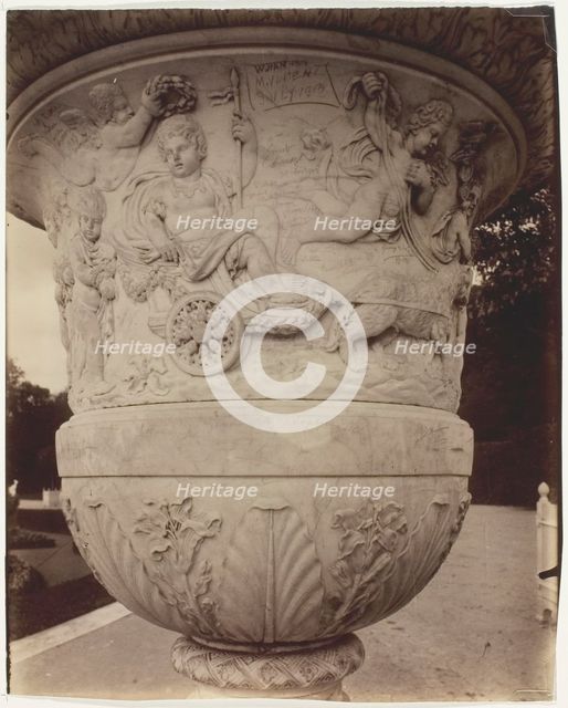 Versailles, Vase, 1903/04. Creator: Eugene Atget.