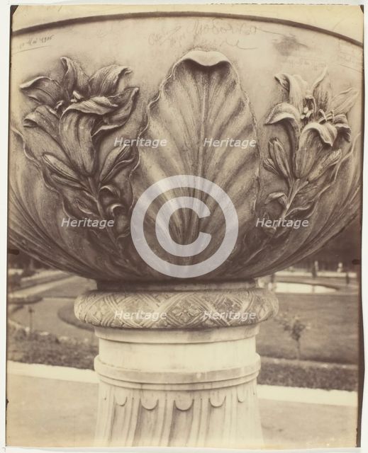 Versailles, Vase, 1906/07. Creator: Eugene Atget.