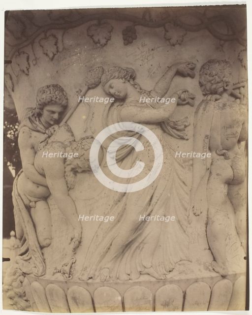 Versailles, Vase, (Detail), 1906/07. Creator: Eugene Atget.
