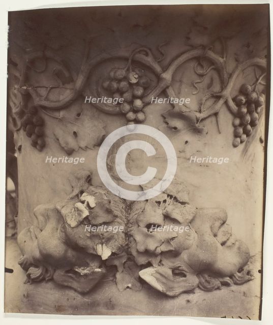 Versailles, Vase (Detail), 1906. Creator: Eugene Atget.