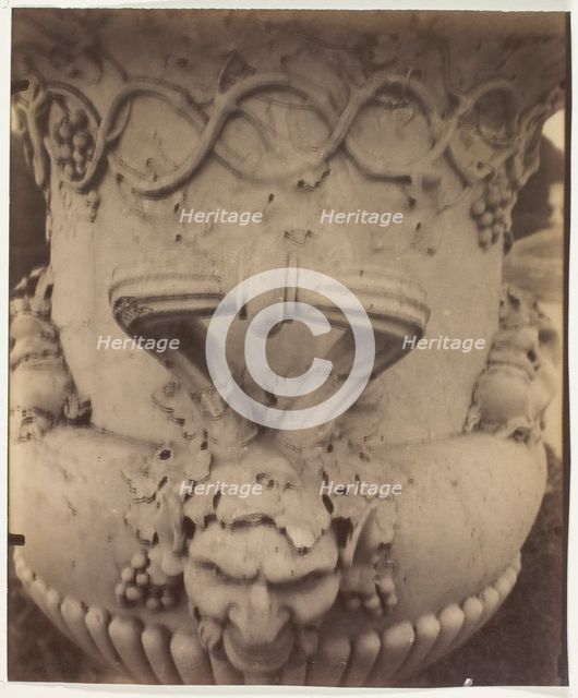 Versailles, Vase (Detail), 1906. Creator: Eugene Atget.