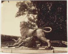 Versailles, Fontaine de Diane (Detail), 1901. Creator: Eugene Atget