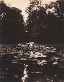 Versailles, Fountain of Enceladus, 1922-1923. Creator: Eugène Atget (French, 1857-1927)