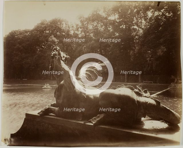 Versailles, Grand Trianon, Dragon par Hardy, 1901. Creator: Eugene Atget.