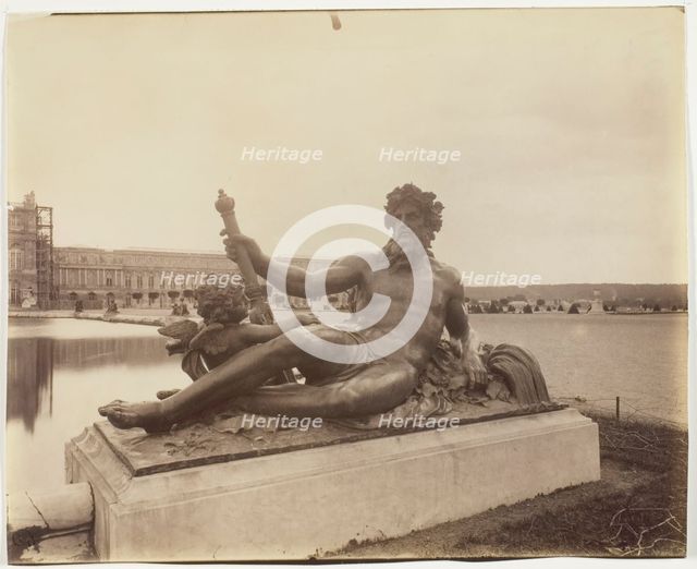 Versailles, Le Rhone par Tuby, 1901. Creator: Eugene Atget.