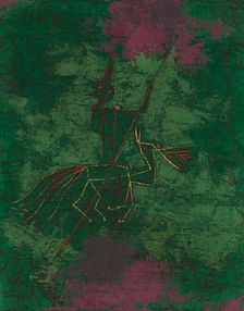 Versprengter Reiter (Scattered Rider), 1929. Creator: Klee, Paul (1879-1940)