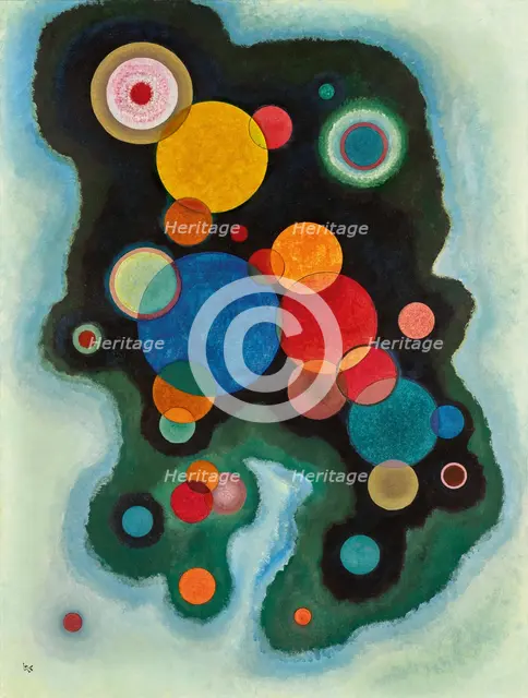 Vertiefte Regung (Deepened Impulse), 1928. Creator: Kandinsky, Wassily Vasilyevich (1866-1944).