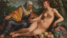 Vertumnus and Pomona, 1613. Creator: Hendrik Goltzius