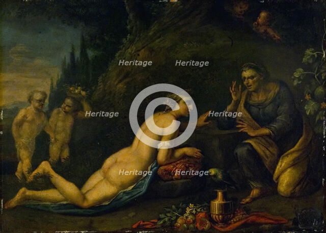 Vertumnus and Pomona, 1700-1799. Creator: Unknown.