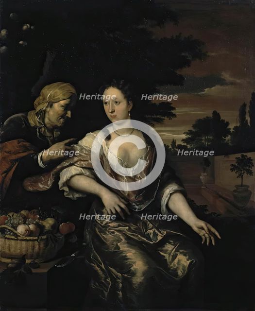 Vertumnus and Pomona, 1705. Creator: Gerard Hoet.