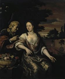 Vertumnus and Pomona, 1705. Creator: Gerard Hoet