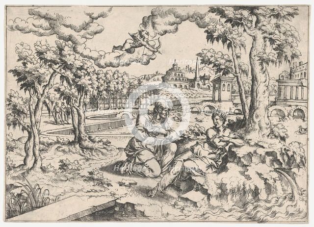 Vertumnus and Pomona, ca. 1550-55., ca. 1550-55. Creator: Anon.