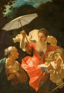 Vertumnus and Pomona, ca 1710-1722. Creator: Ranc, Jean (1674-1735)