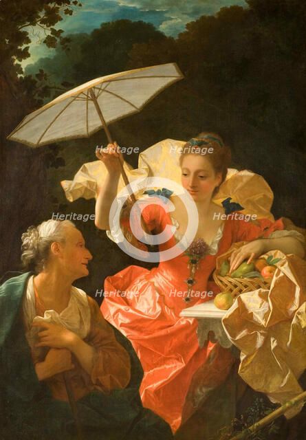 Vertumnus and Pomona, ca 1710-1722. Creator: Ranc, Jean (1674-1735).