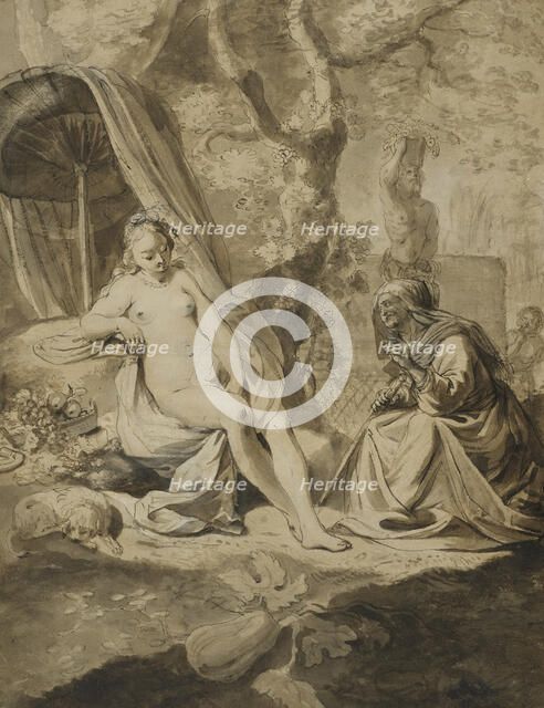 Vertumnus and Pomona. Creator: Nikolaus Knüpfer.