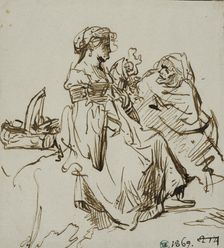Vertumnus and Pomona. Creator: Rembrandt Harmensz van Rijn