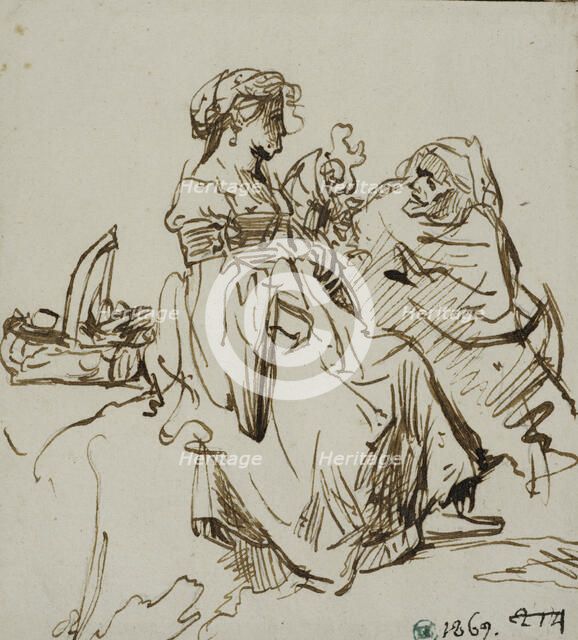 Vertumnus and Pomona. Creator: Rembrandt Harmensz van Rijn.