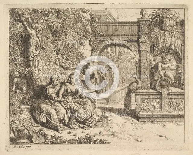 Vertumnus and Pomona. Creator: Richard van Orley.
