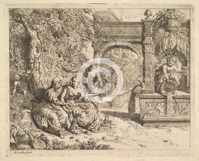 Vertumnus and Pomona. Creator: Richard van Orley.