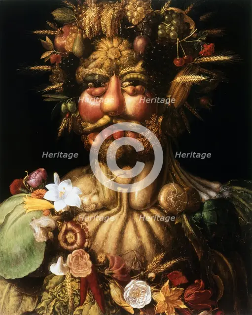 'Vertumnus - Rudolf II', c1590. Artist: Giuseppe Arcimboldi