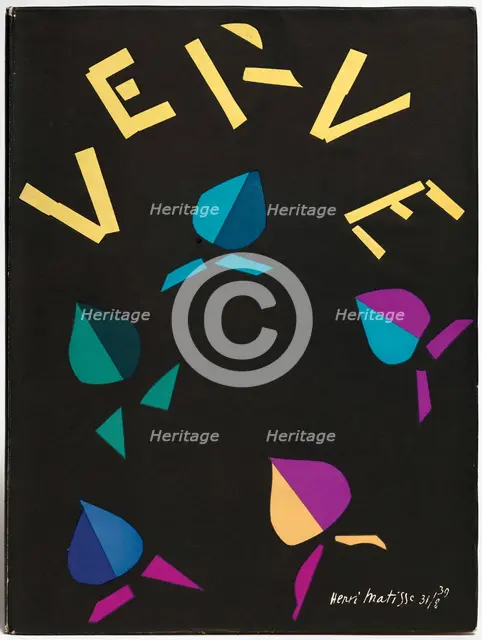 Verve - The French Review of Art. Vol. 2, No. 8, September-November 1940 Creator: Henri Matisse.