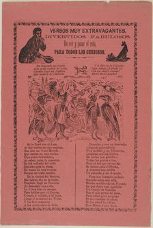 Very Extravagant Verses, 1903. Creator: José Guadalupe Posada
