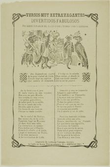 Very Extravagant Verses, c. 1911. Creator: José Guadalupe Posada