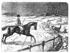 Very Fond of It - drawn by John Leech, 1854. Creator: Joseph Swain