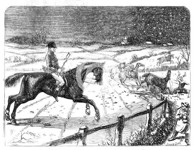 Very Fond of It - drawn by John Leech, 1854. Creator: Joseph Swain.