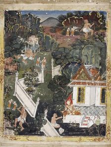 Vessantara Jataka, Chapter 8 (The Royal Children), 1830-1860. Creator: Unknown