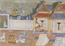 Vessantara Jataka, Chapter 8 (The Royal Children), 1920-1940. Creator: Unknown